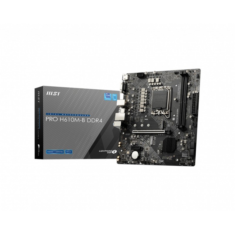 MSI MB PRO H610M-B DDR4 - LGA 1700 - micro ATX - Intel H610 911-7D46-004
