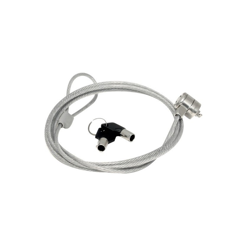 Mobilis 001262 cable antirrobo Plata 1,8 m