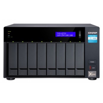 QNAP TVS-872X NAS Torre Ethernet Negro i5-8400T TVS-872X-I5-8G