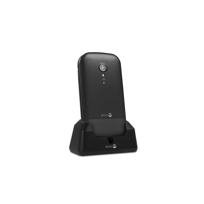 Doro 2404, Concha, SIM doble, 6,1 cm (2.4"), 0,3 MP, 1000 mAh, Negro 7359