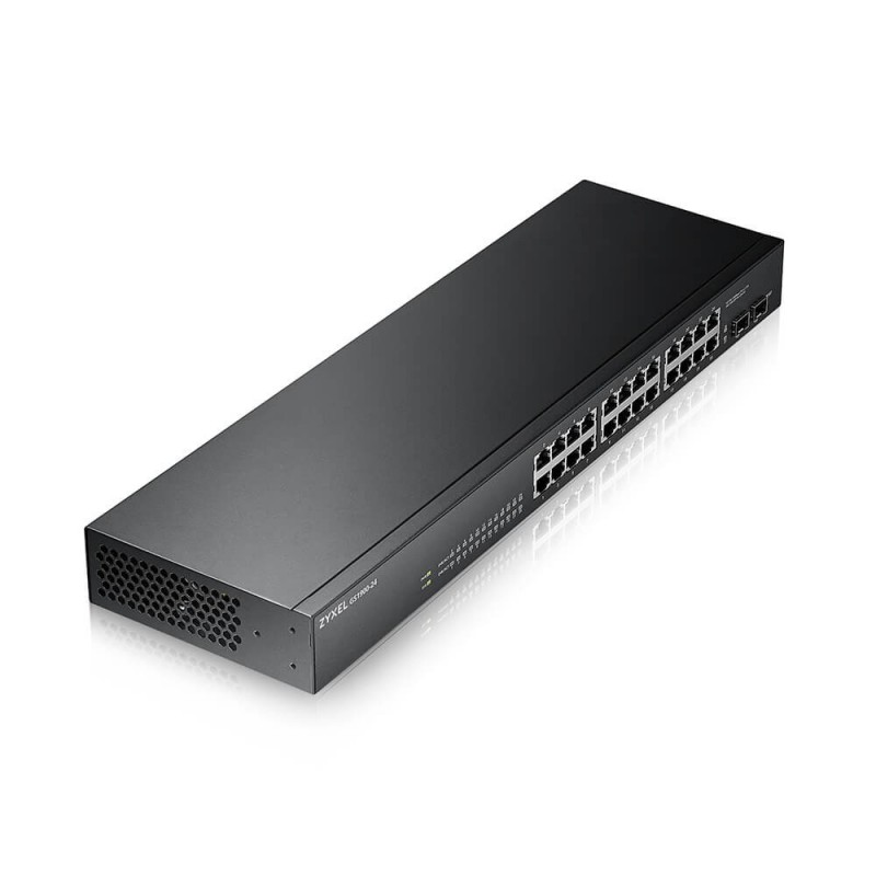 Zyxel GS-1900-24 v2 Gestionado L2 Gigabit Ethernet (10 100 1000) 1U Negro GS1900-24-EU0102F