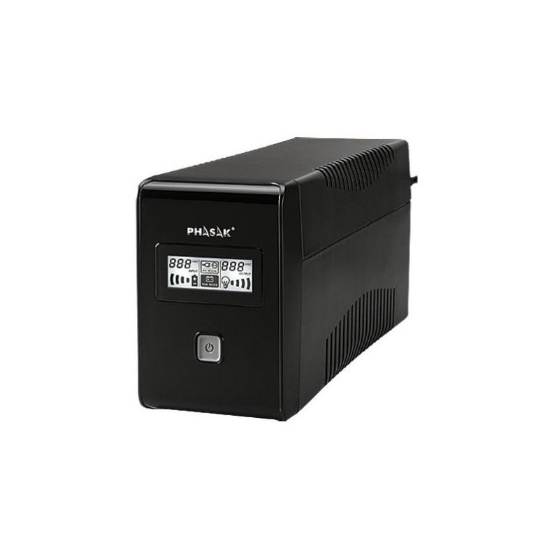Phasak PH 9485 sistema de alimentación ininterrumpida (UPS) 0,85 kVA 2 salidas AC