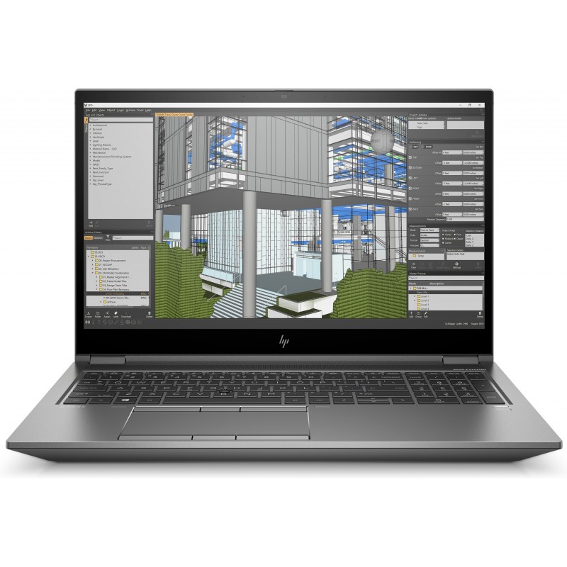 HP ZBook Fury G8 Gris - 15.6" - Intel Core i7 - 16GB - 512GB SSD - NVIDIA RTX A3000 - Windows 11 Pro 62T80EAABE