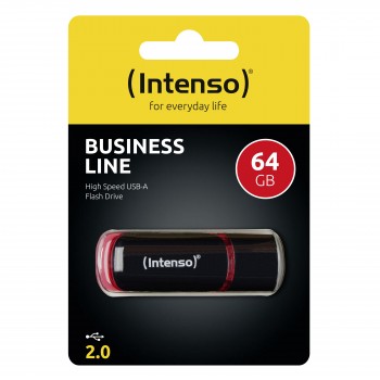 Intenso 64GB USB2.0 64GB - USB Type-A - Negro, Rojo 3511490