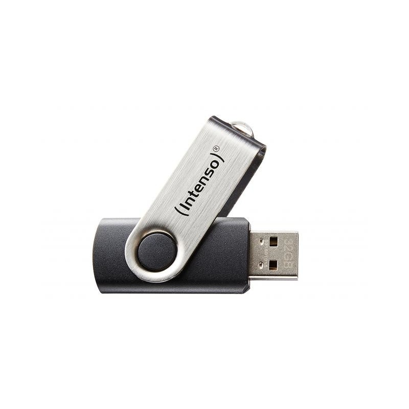 Intenso Basic Line 64GB - USB Type-A - Negro, Plata 3503490