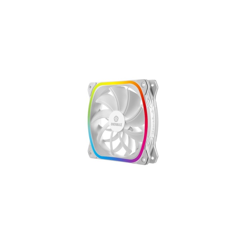 Enermax SquA RGB Carcasa del ordenador Ventilador 12 cm Blanco UCSQARGB12P-W-SG