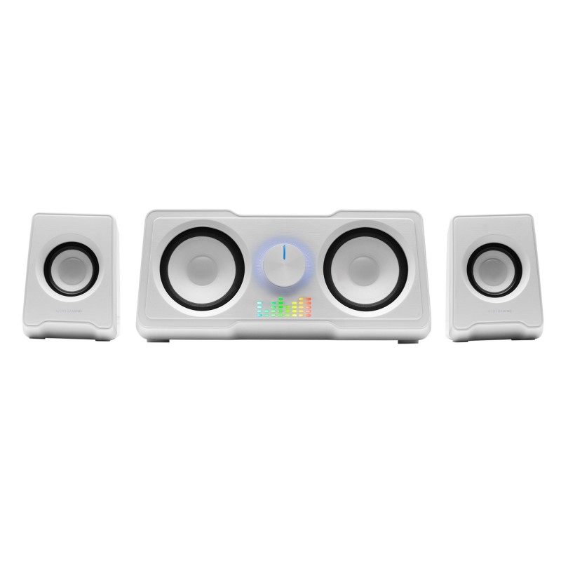 Mars Gaming MS22W Altavoces Compactos Gaming 2.2 RGB Flow Subwoofer + 4 Altavoces Activos Sonido DSP