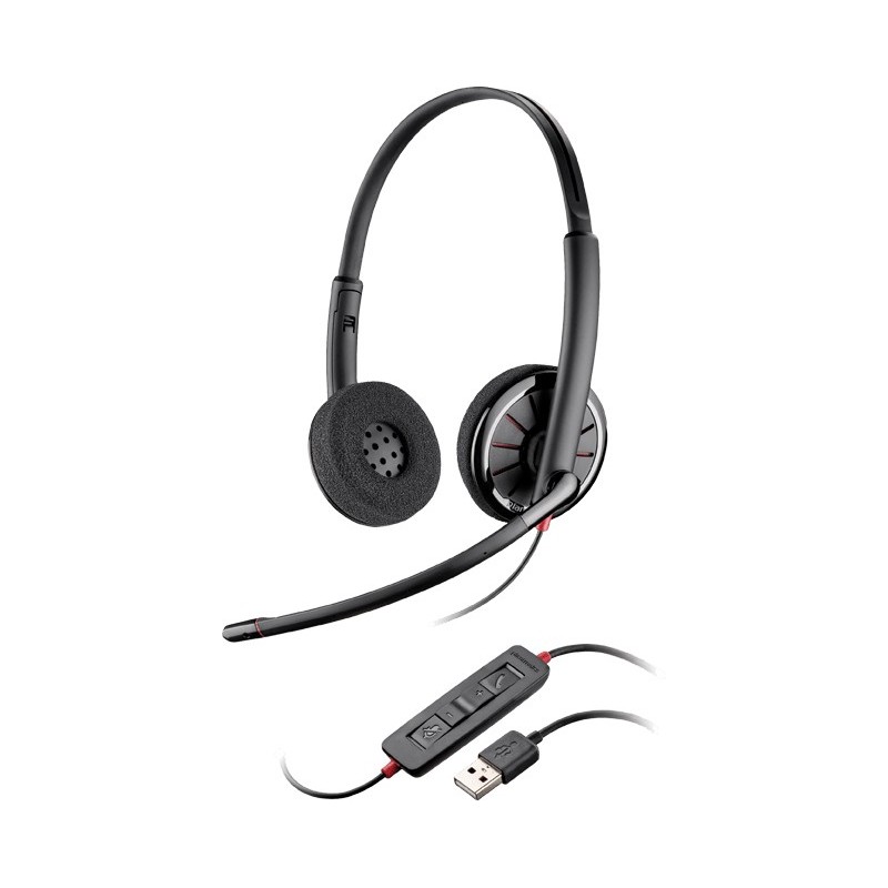 POLY Blackwire C320-M Negro  85619-101