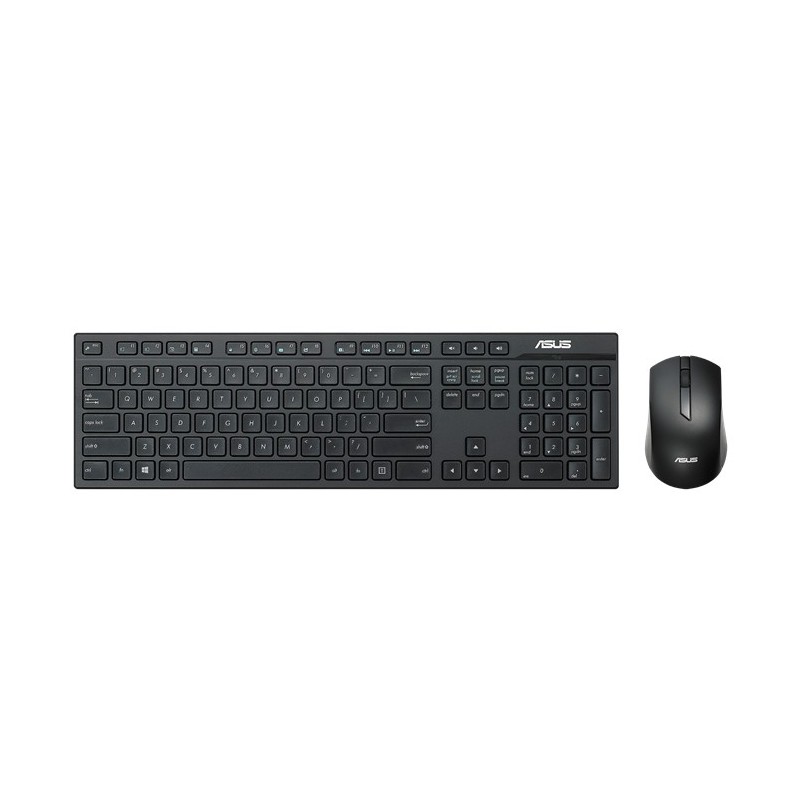 ASUS W2500 teclado RF inalámbrico QWERTY Negro 90XB0440-BKM030