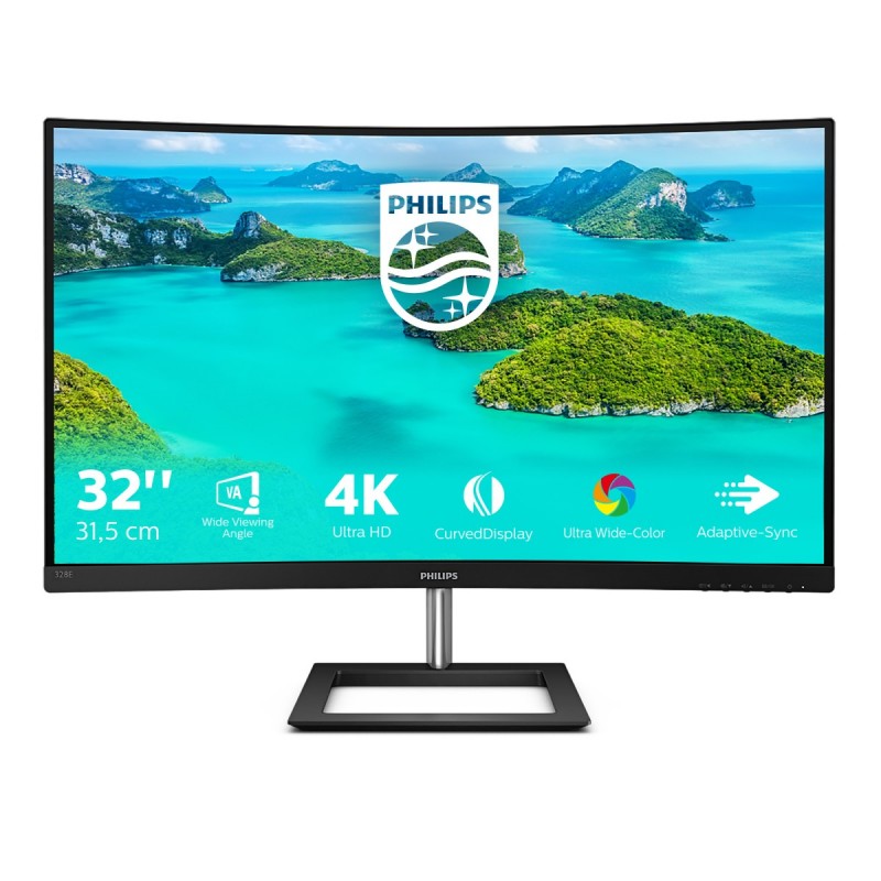 Philips E Line 328E1CA 00 - 31.5" 4K Ultra HD - LCD - Negro - 60Hz