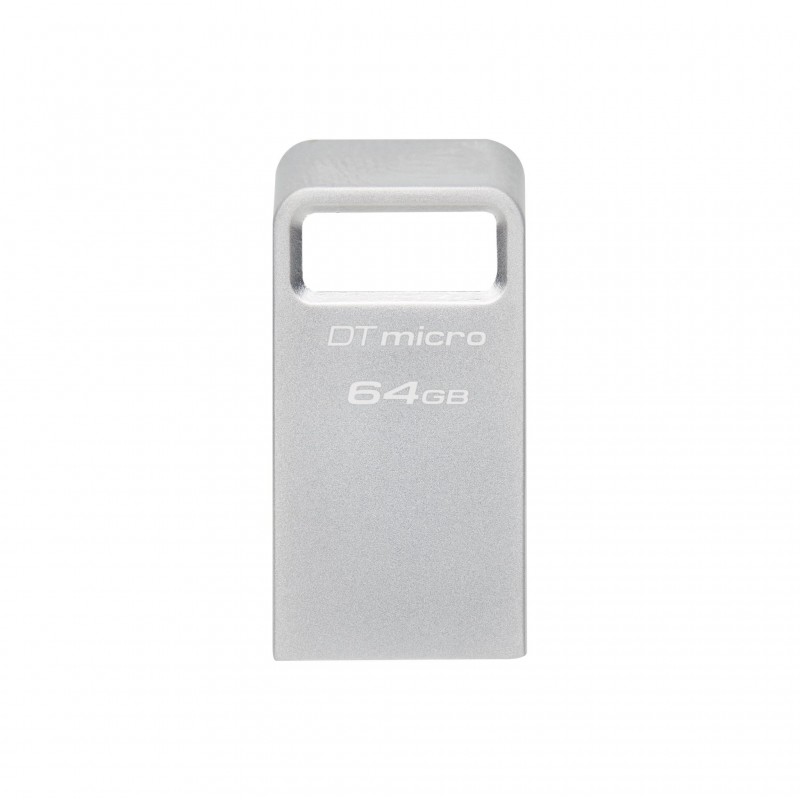Kingston Technology DataTraveler Micro 64GB - USB Type-A - Plata DTMC3G2 64GB