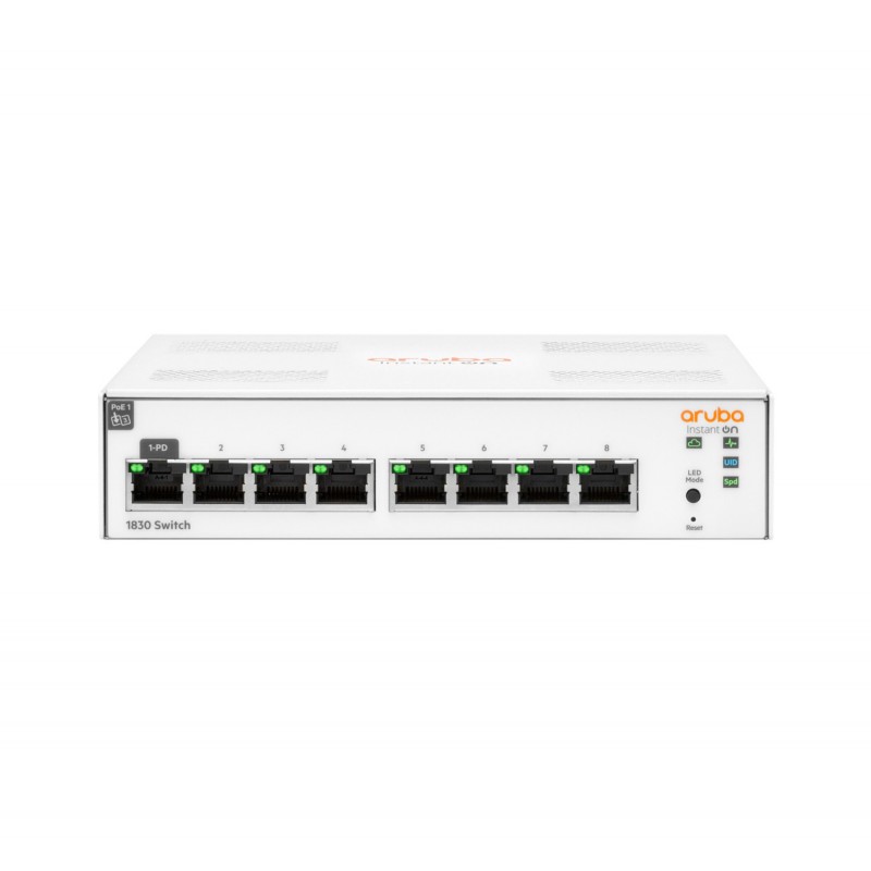Aruba Instant On 1830 8G Gestionado L2 Gigabit Ethernet (10 100 1000) JL810AABB