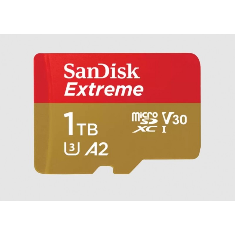 SanDisk Extreme 1024GB MicroSDXC Class 1 (U1) - Clase 3 SDSQXAV-1T00-GN6MA