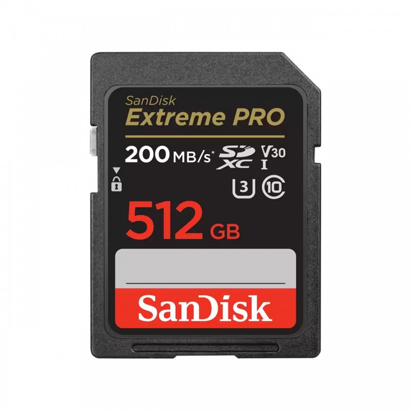 SanDisk Extreme PRO 512GB SDXC Class 3 (U3) - Clase 10 SDSDXXD-512G-GN4IN