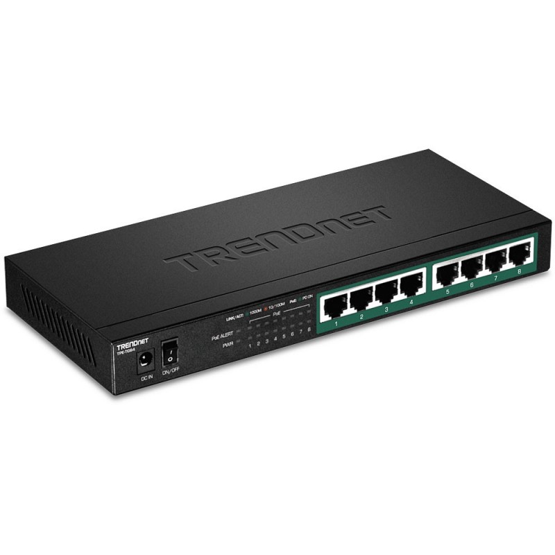 Trendnet TPE-TG84 switch No administrado Gigabit Ethernet (10 100 1000) Energía sobre Ethernet (PoE)