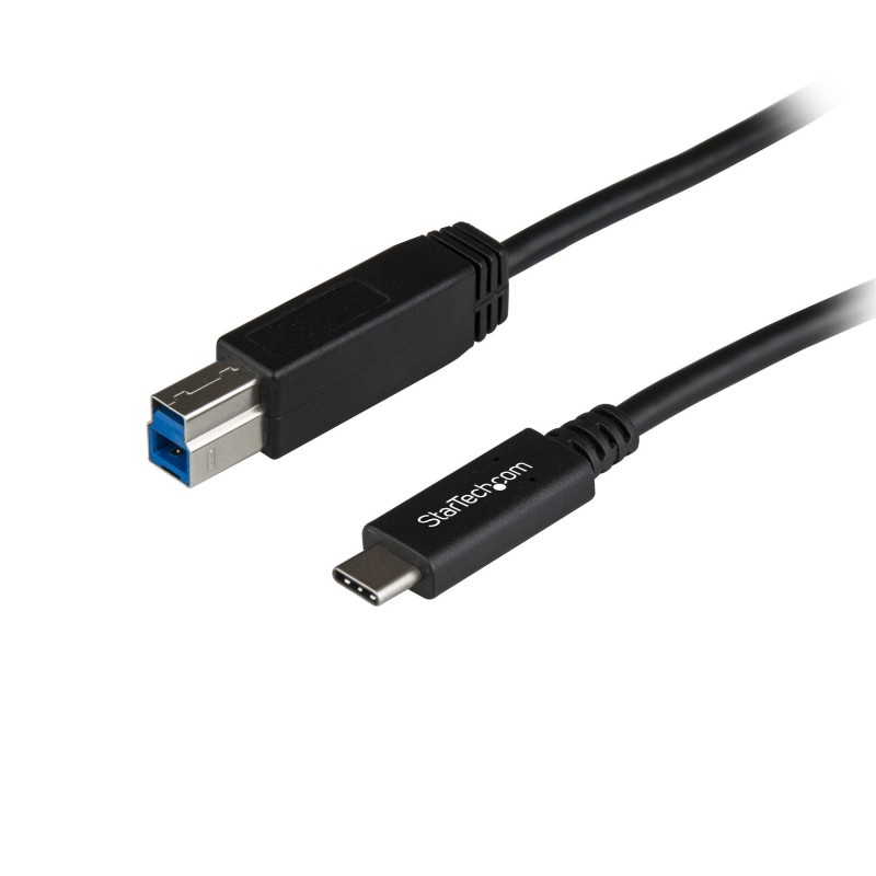 StarTech.com USB31CB1M, 1 m, USB C, USB B, 3.1 (3.1 Gen 2), Macho Macho, Negro