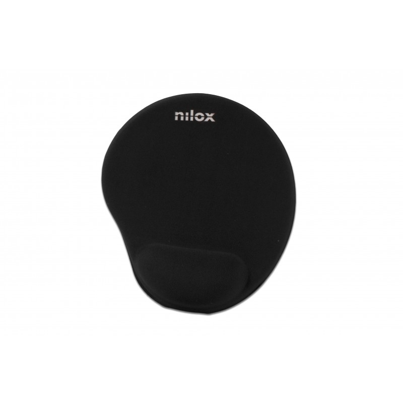 Nilox Alfombrilla ergonómica de color negro NXMPE01