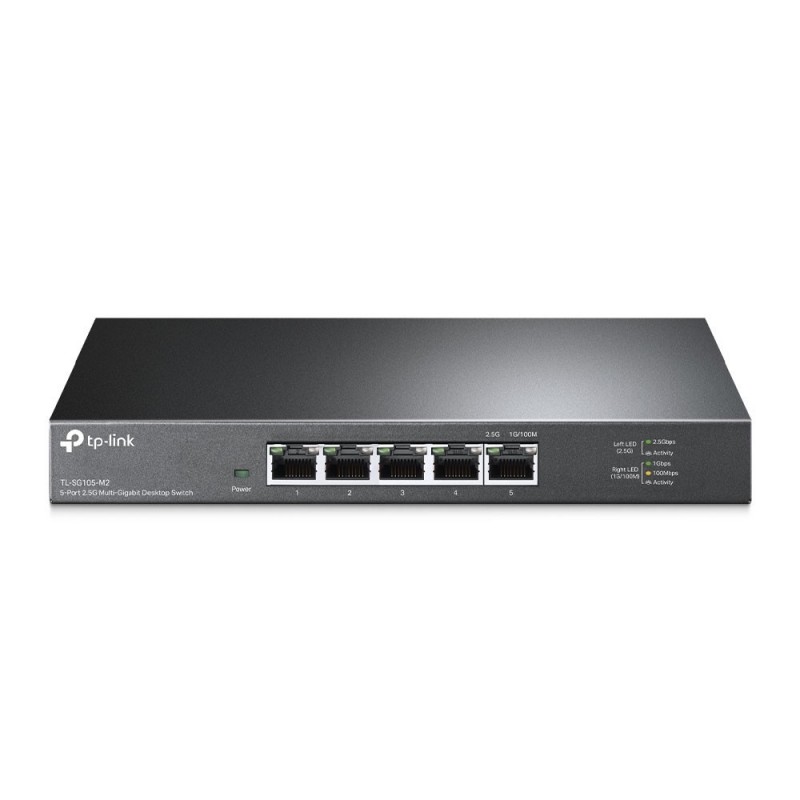 TP-Link TL-SG105-M2 switch No administrado Gigabit Ethernet (10 100 1000) Negro