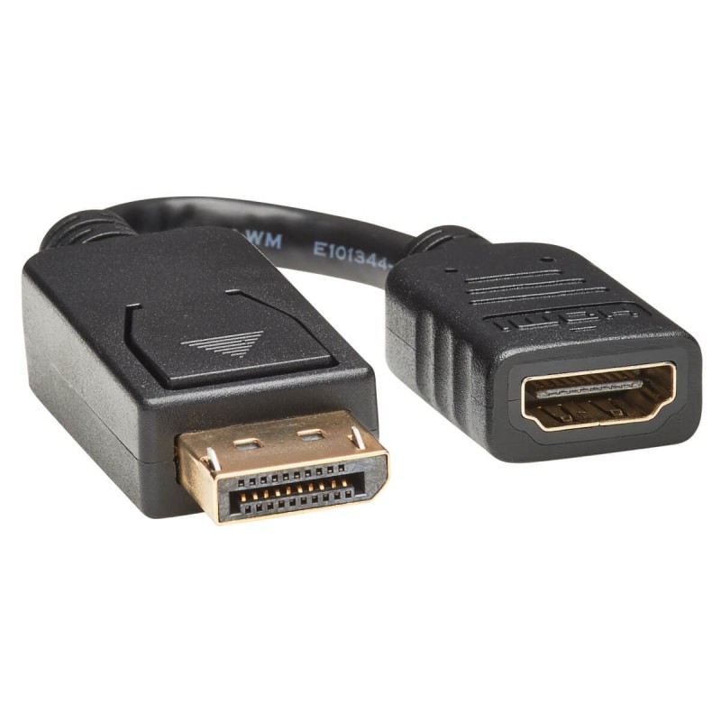 Tripp Lite P136-000 Adaptador Convertidor de Video DisplayPort a HDMI (M H), 152 mm [6 Pulgadas]