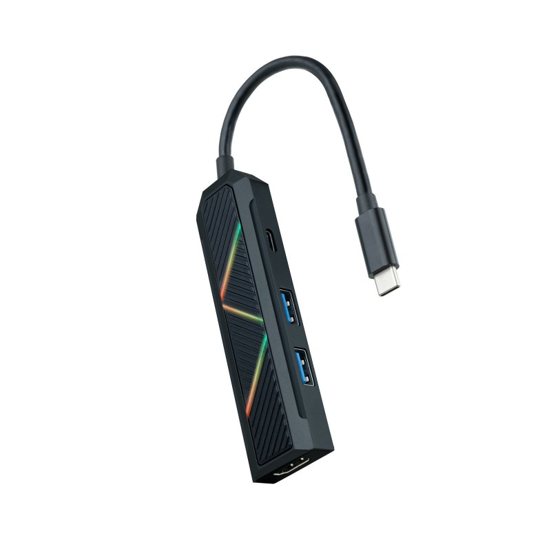 Nanocable 10.16.0401 base para portátil y replicador de puertos Alámbrico USB 3.2 Gen 1 (3.1 Gen 1) 