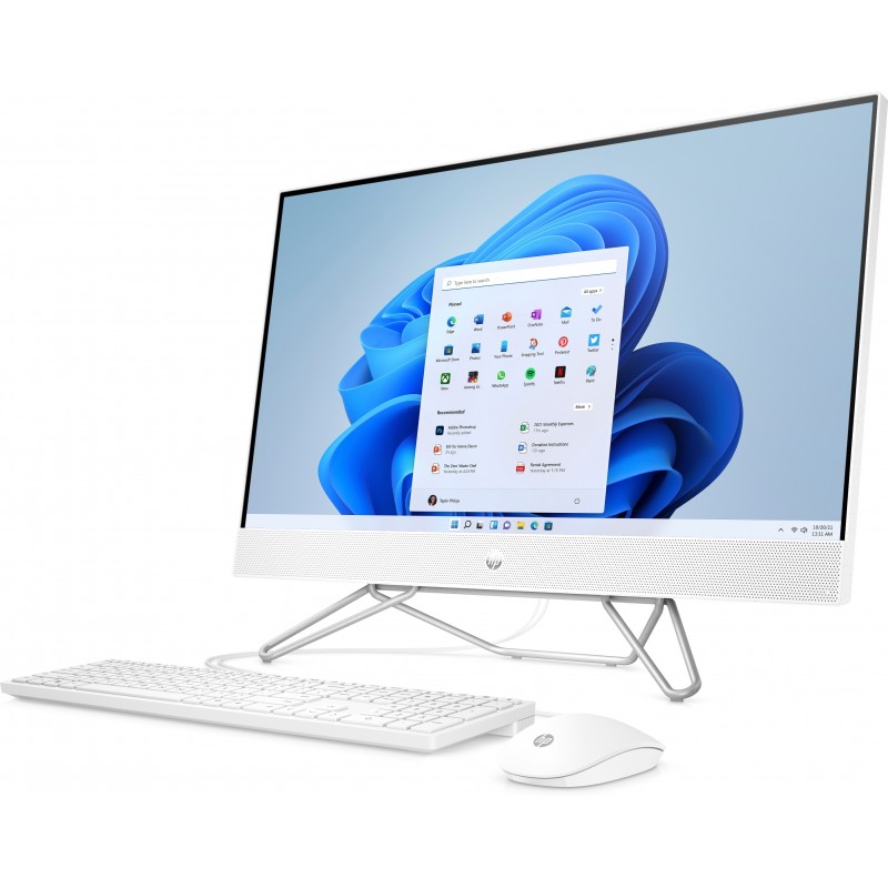 HP All-in-One 27-cb1030ns Bundle All-in-One PC Blanco - 27" - Intel Core i5 i5-1235U - 16GB - 256 -W 6C384EAABE