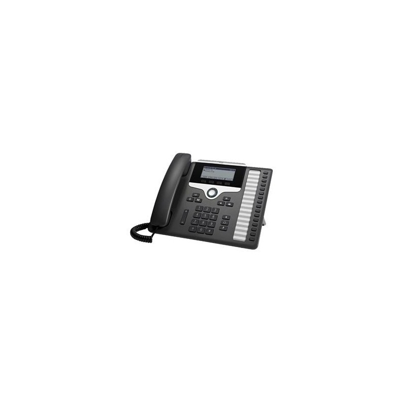 Cisco 7861 teléfono IP Negro, Plata 16 líneas LCD CP-7861-FS
