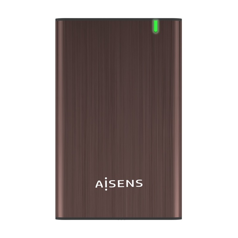 AISENS Caja Externa 2.5" ASE-2525BWN 9.5 mm SATA A USB 3.0 USB 3.1 Gen1, Marron