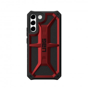 Funda Cuero, Metal, Policarbonato (PC) Negro, Rojo para Samsung Galaxy S22 Plus 5G 213431119494