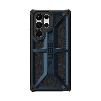 Funda Cuero, Metal, Policarbonato (PC), Caucho Negro, Azul para Samsung Galaxy S22 Ultra 5G 213441115555