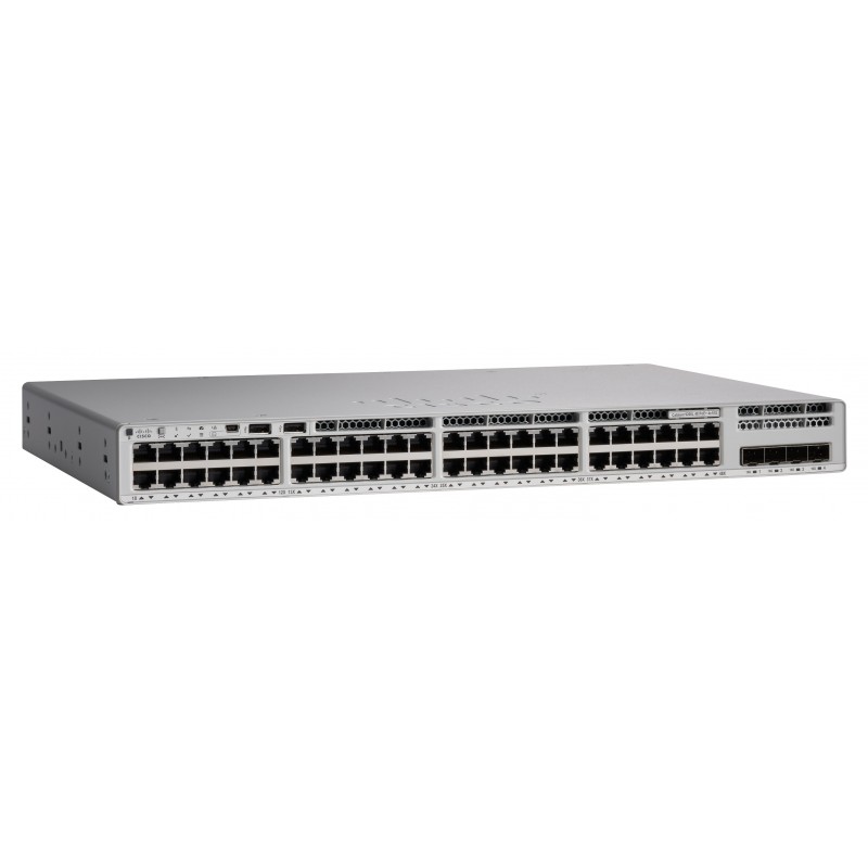 Cisco Catalyst 9200L Gestionado L3 Gigabit Ethernet (10 100 1000) Energía sobre Ethernet (PoE) Gris C9200L-48P-4X-E