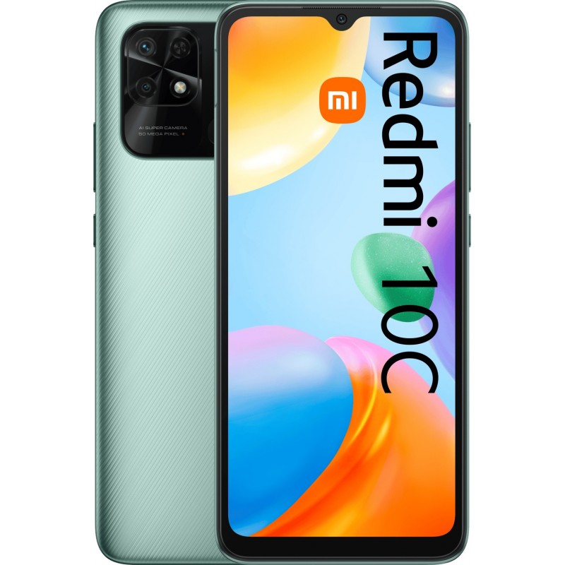 Xiaomi Redmi 10C Verde - 3GB - 64GB - 4G MZB0C2OEU