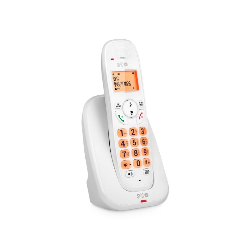 SPC Kairo Teléfono analógico Identificador de llamadas Blanco 7331B