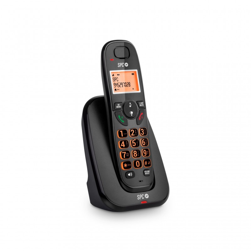 SPC Kairo Teléfono analógico Identificador de llamadas Negro 7331N