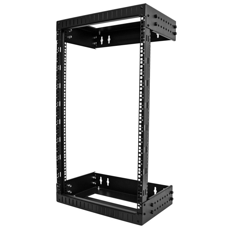 StarTech.com Rack 18U de Montaje en Pared 19" - Armario Rack de Servidores Abierto de 2 Columnas de RACK-18U-20-WALL-OA