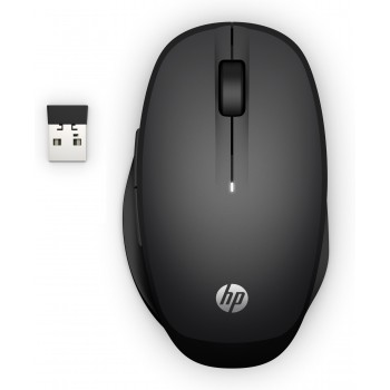 HP Ratón Inalámbrico por Bluetooth  2.4GHz HP Dual Mode  Hasta 3600 DPI  Negro 6CR71AA