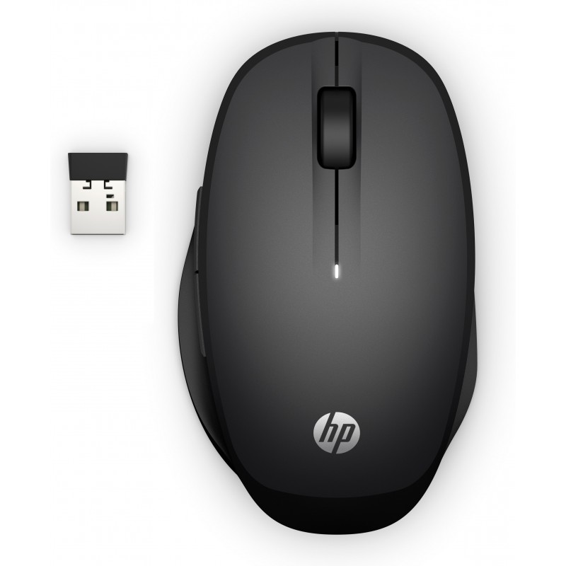 HP Ratón Inalámbrico por Bluetooth  2.4GHz HP Dual Mode  Hasta 3600 DPI  Negro 6CR71AA