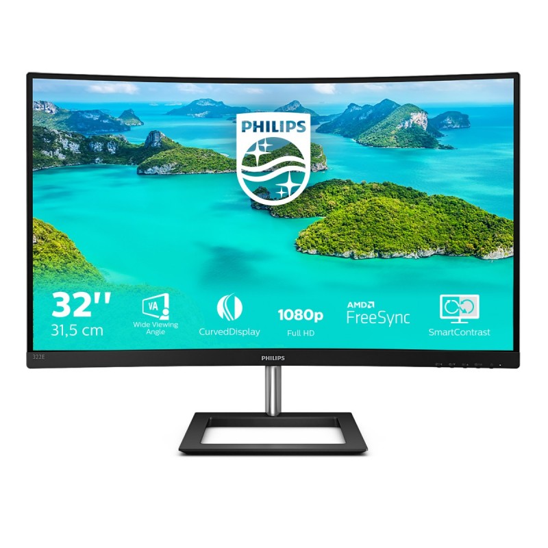 Philips E Line 322E1C 00 - 31.5" Full HD - LCD - Negro - 75Hz
