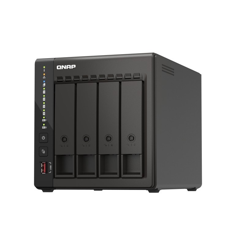QNAP TS-453E NAS Torre Ethernet Negro J6412 TS-453E-8G