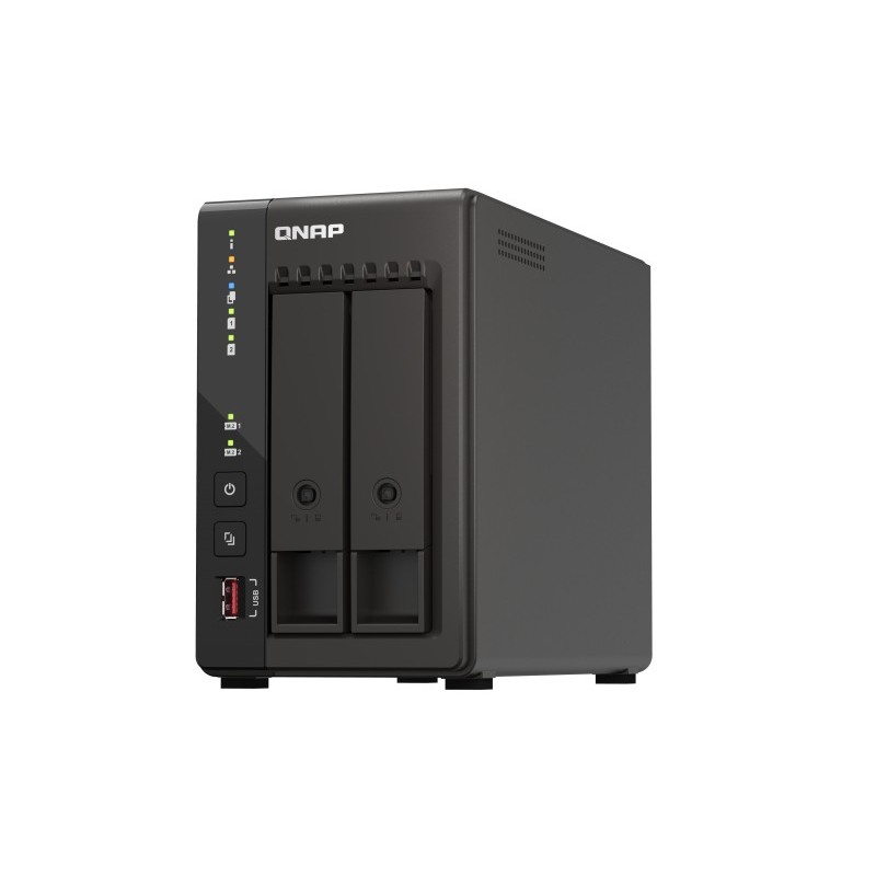 QNAP TS-253E NAS Torre Ethernet Negro J6412 TS-253E-8G
