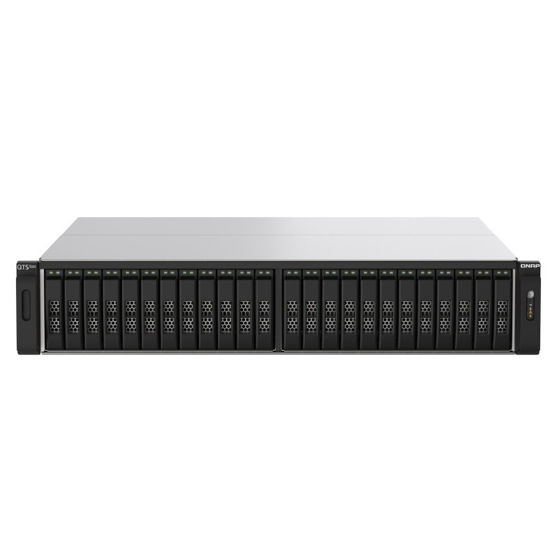 QNAP TS-h2490FU NAS Bastidor (2U) Ethernet Negro, Gris 7302P TS-H2490FU-7302P-128