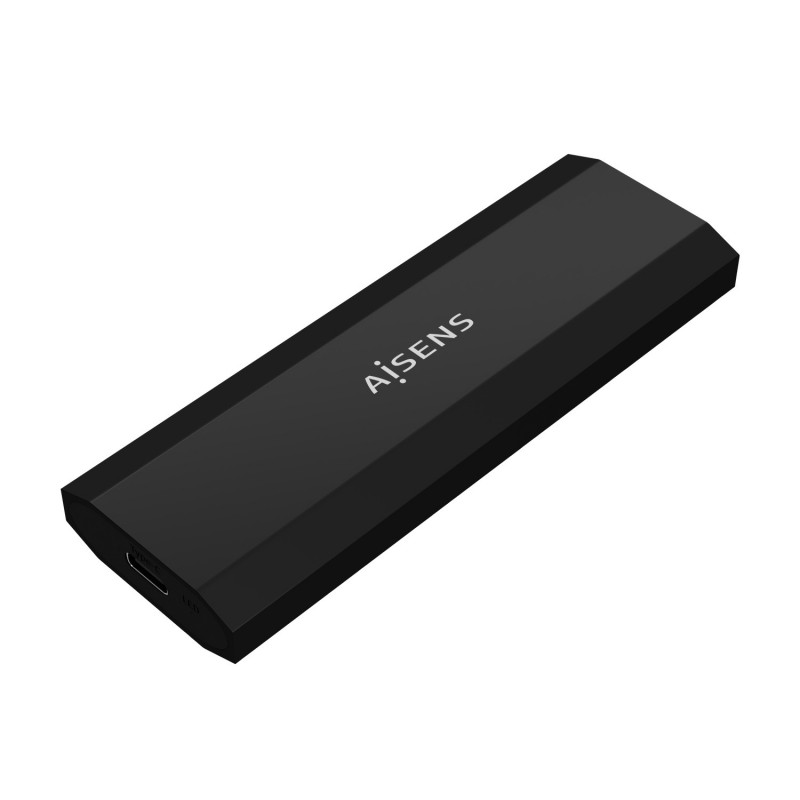 AISENS Caja Externa M.2 (NGFF) ASM2-017B SATA NVMe a Usb3.1 Gen2, Negra