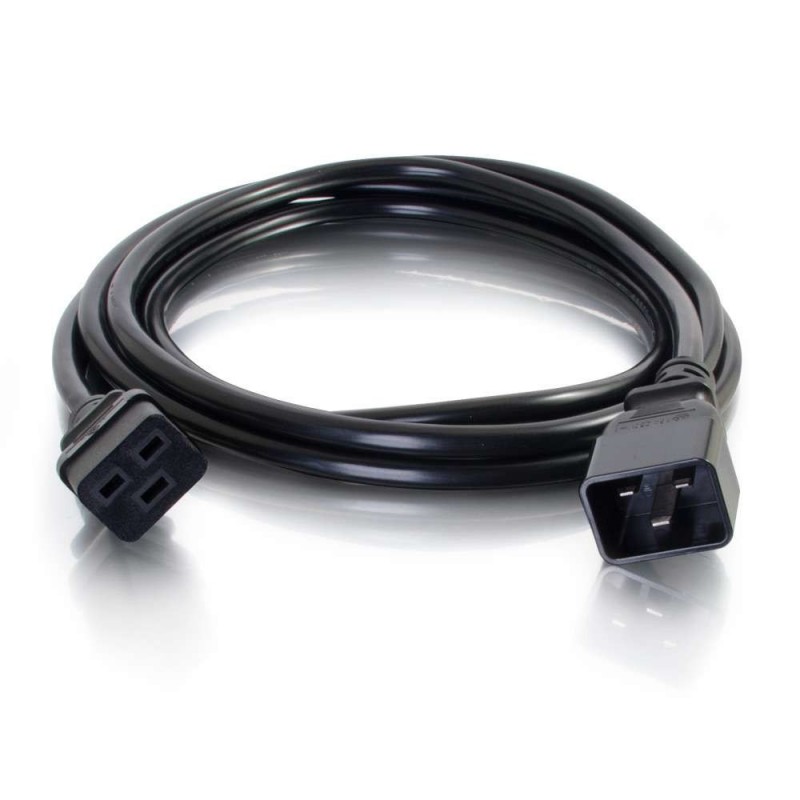 C2G 80621 cable de transmisión Negro 0,5 m C20 acoplador C19 acoplador