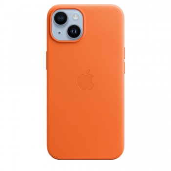 Funda Cuero Naranja para Apple iPhone 14 MPP83ZM A