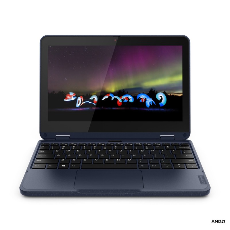 Lenovo 300w Gen 3 (AMD) Azul - 11.6"" - AMD 3000 - 4GB - 128GB SSD - Windows 10 Pro Education 82J1001DSP