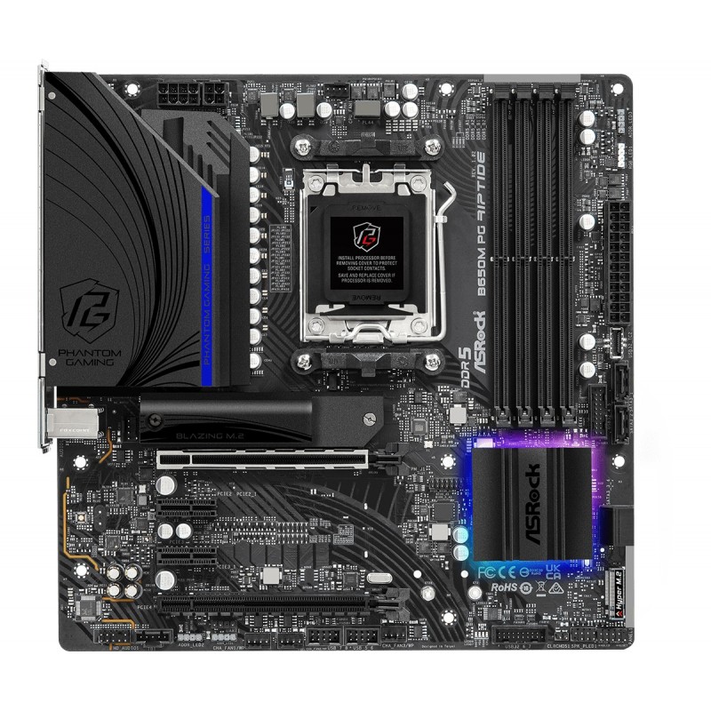 Asrock B650M PG Riptide - Socket AM5 - micro ATX - AMD B650 90-MXBJ90-A0UAYZ