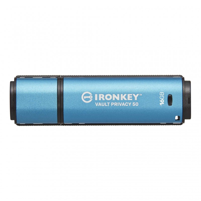 Kingston Technology IronKey Vault Privacy 50 16GB - USB Type-A - Azul IKVP50 16GB