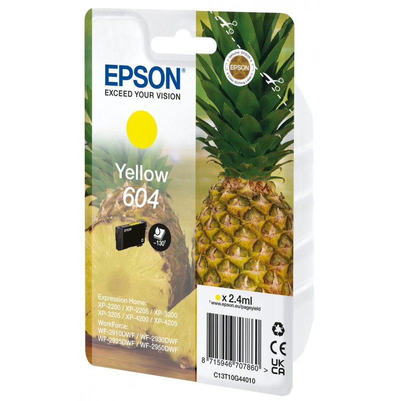Epson 604 amarillo C13T10G44020