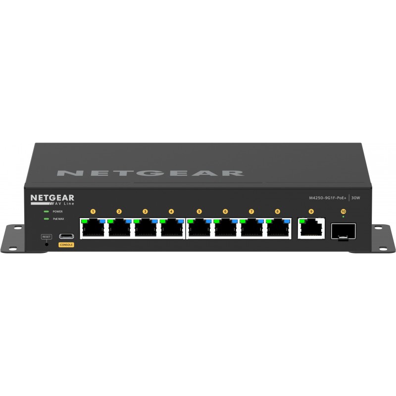 NETGEAR GSM4210PD-100EUS switch Gestionado L2 L3 Gigabit Ethernet (10 100 1000) Energía sobre Ethern