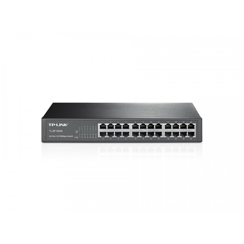 TP-Link TL-SF1024D No administrado Fast Ethernet (10 100) Negro TL-SF1024D V3