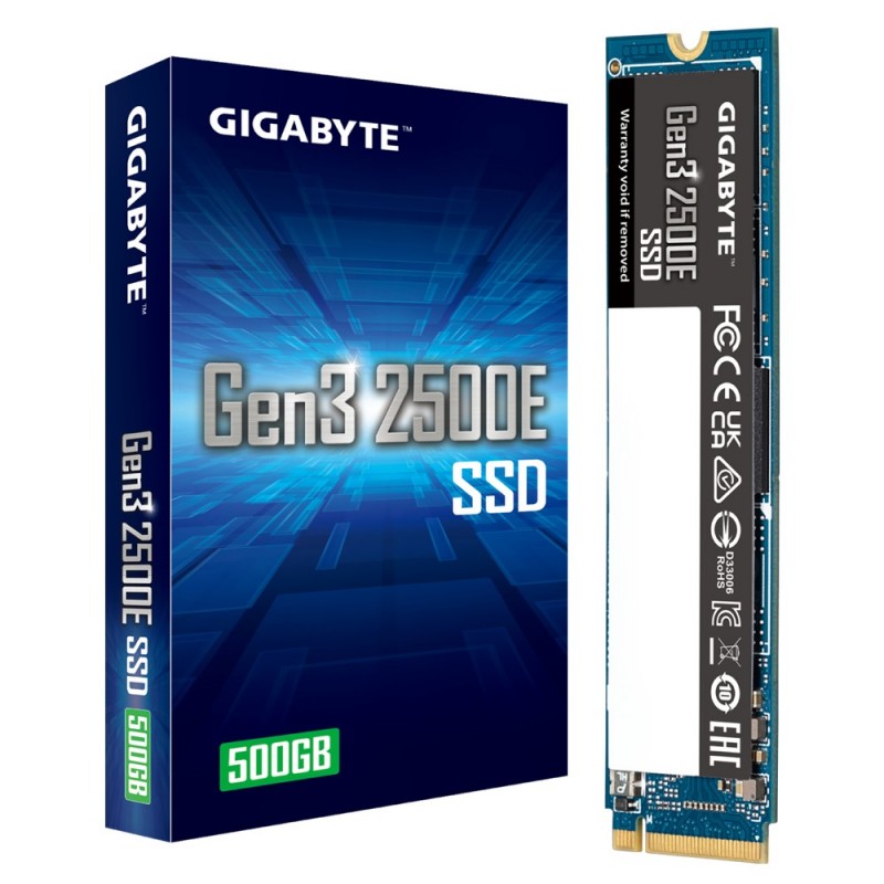 Gigabyte Gen3 2500E SSD 500GB - 500GB M.2 PCI Express 3.0 G325E500G